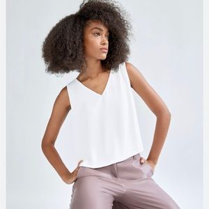 Babaton Aritzia murphy blouse size M